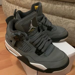 cool grey jordan 4s (GS)
